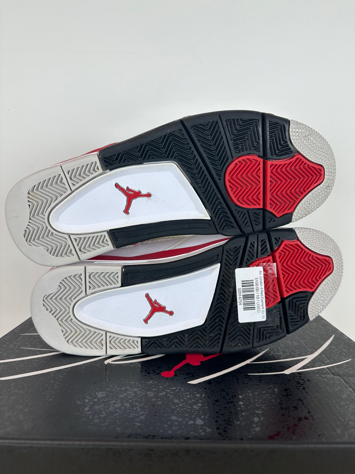 Air Jordan 4 Red Cement Sz 10