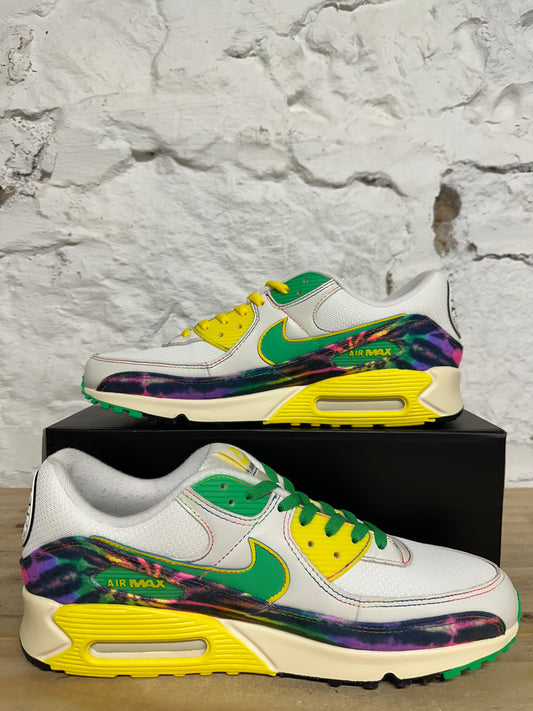 Nike Air Max 90 Oregon Ducks Greatful Dead Sz 13
