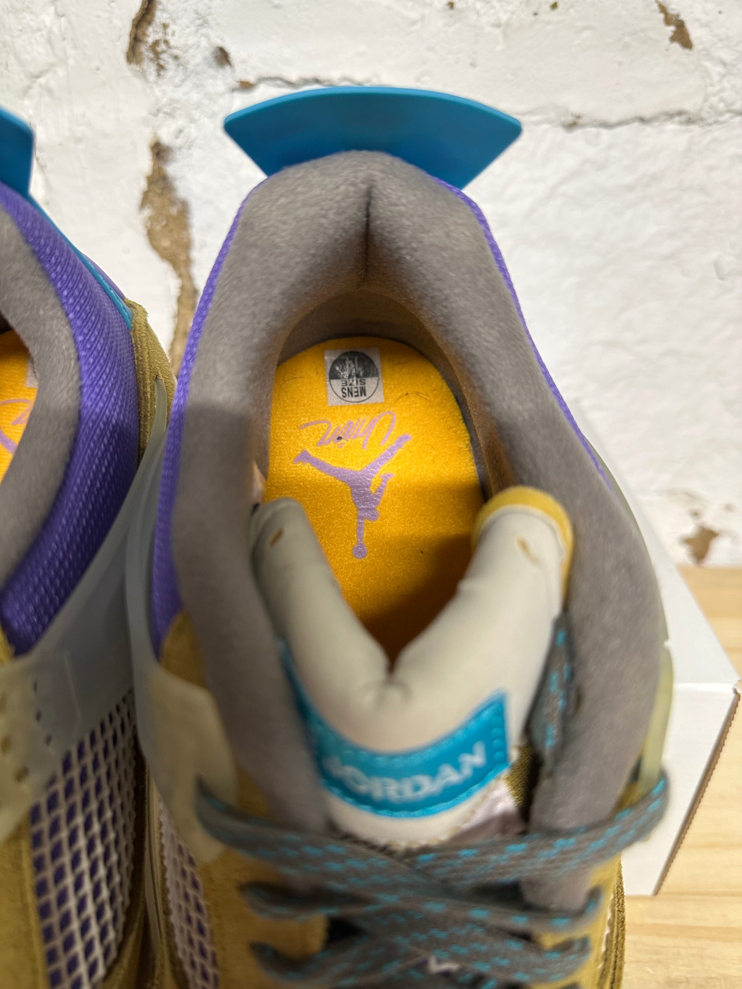 Air Jordan 4 Union Desert Moss Sz 14