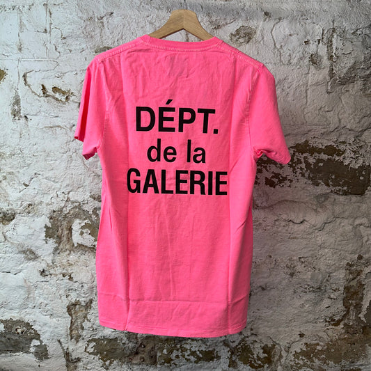 Gallery Department Black Logo Pink T-shirt