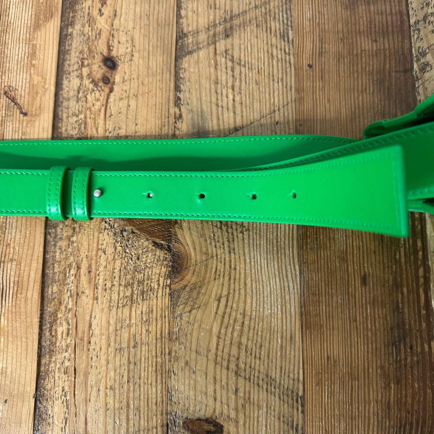 Bottega Veneta Green Mini Cassette Crossbody Bag