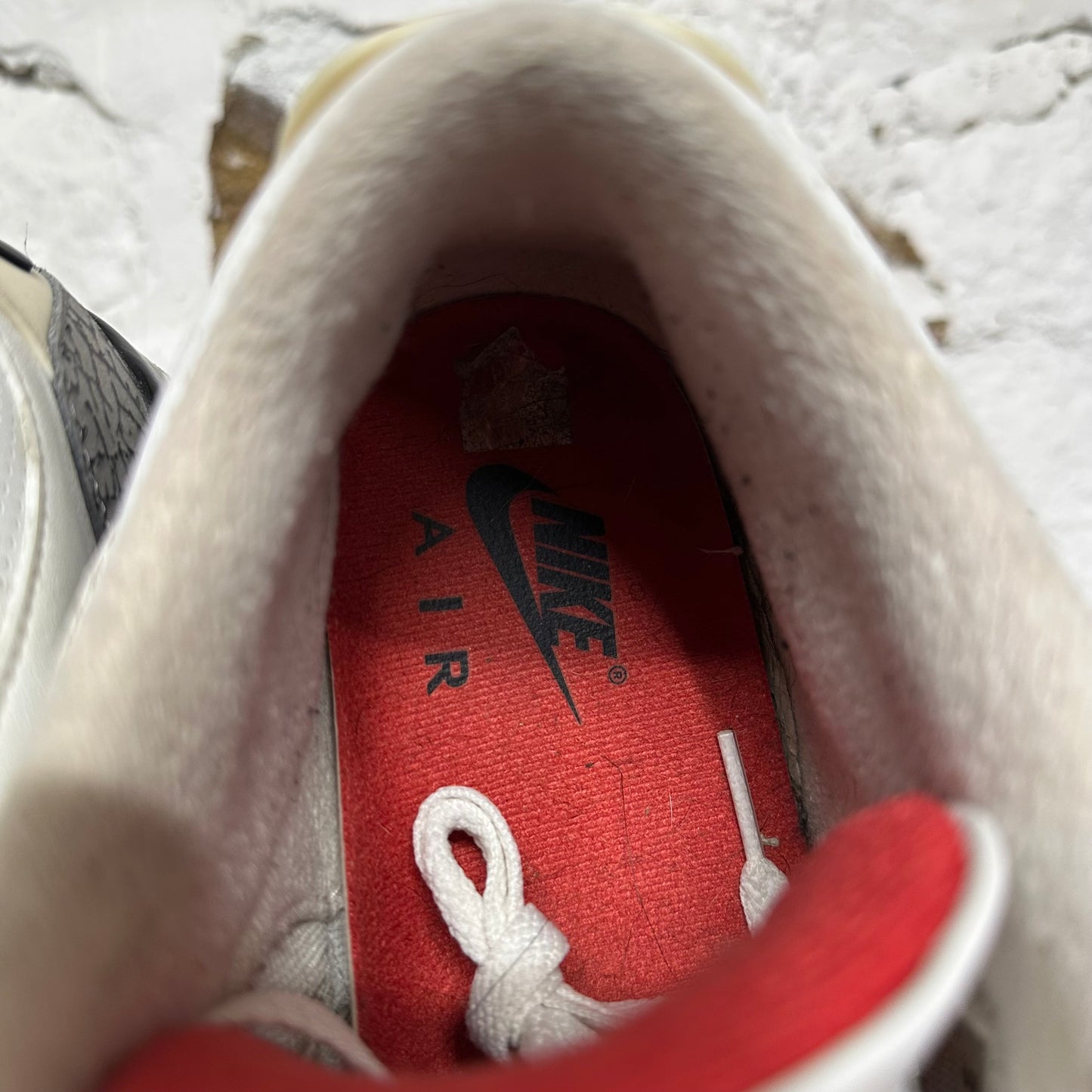 Air Jordan 3 White Cement Reimagined Sz 10.5