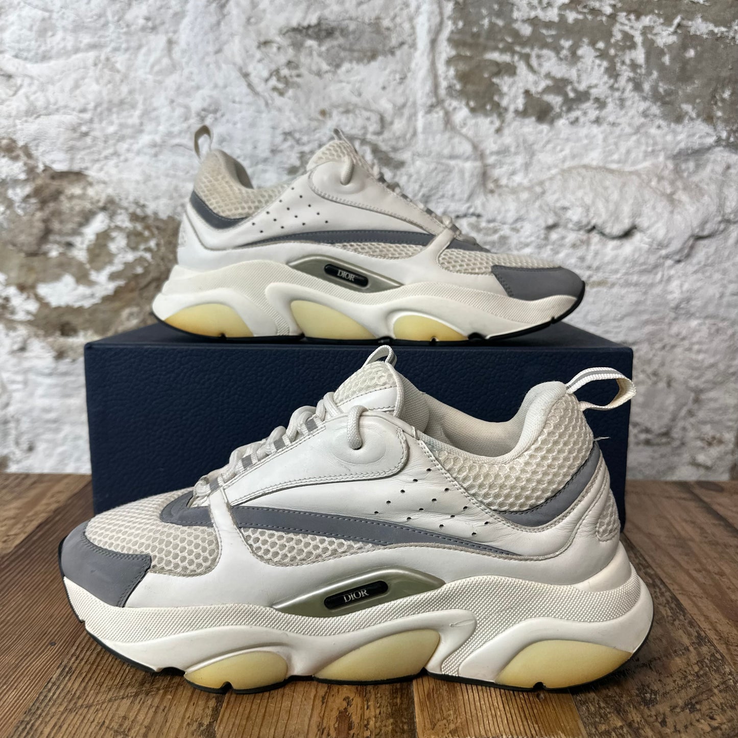 Dior B22 White Gray Sneaker Sz 10 (43)