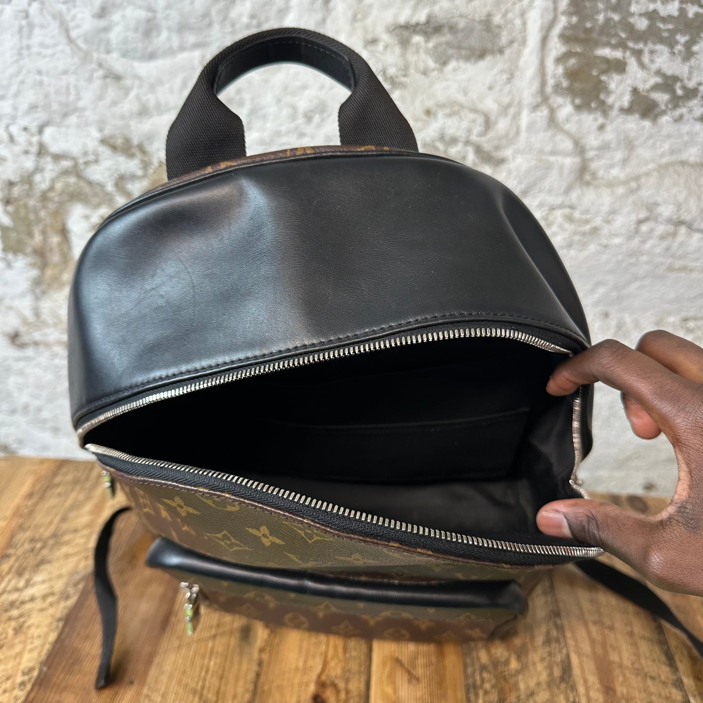 Louis Vuitton Macassar Josh Brown Monogram Backpack