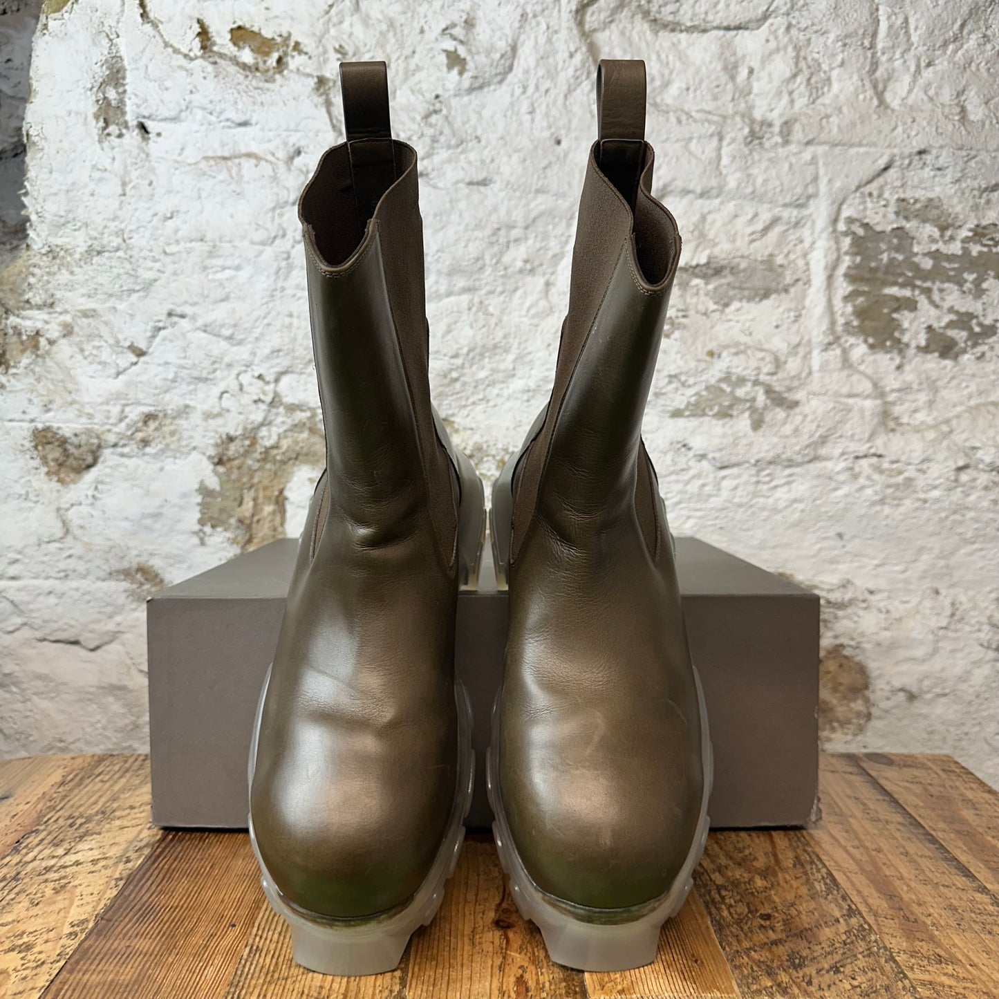 Rick Owens Bozo Tractor Boot Brown Sz 13 (46)