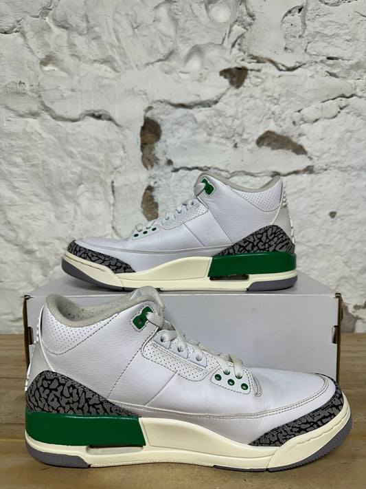 Air Jordan 3 Lucky Green Sz 9.5 (11W)