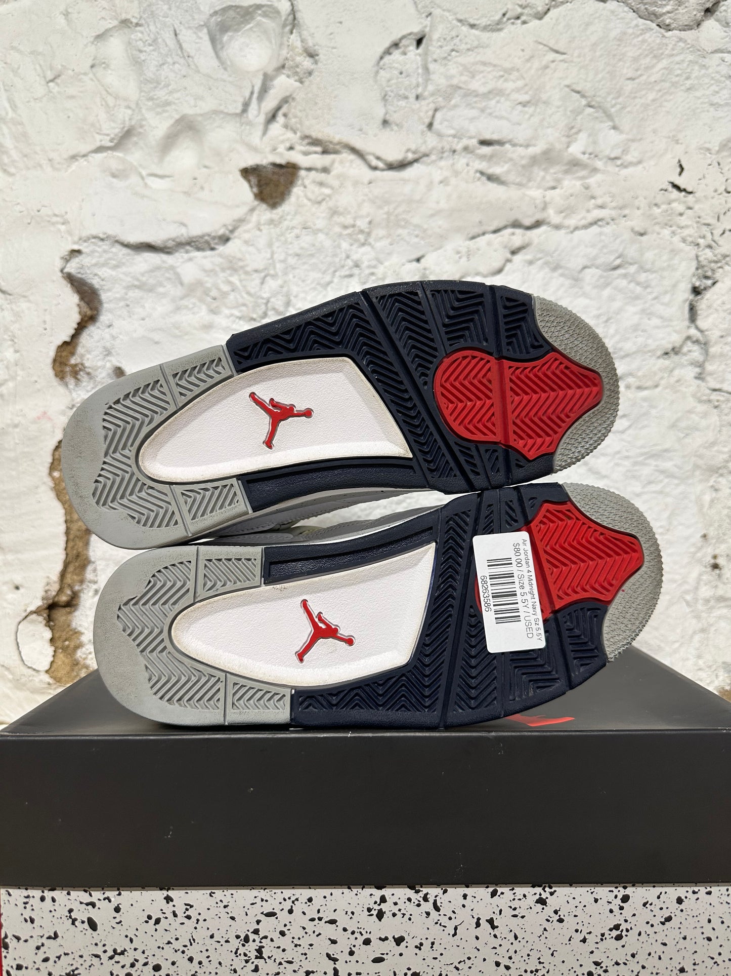 Air Jordan 4 Midnight Navy Sz 5.5Y