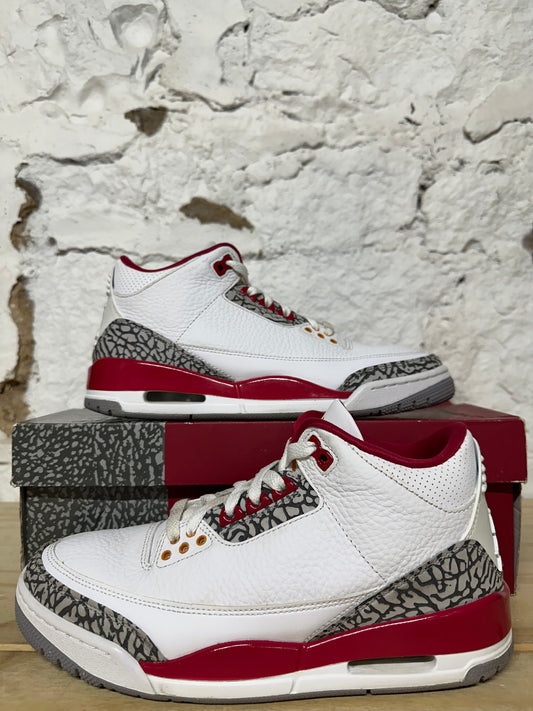 Air Jordan 3 Cardinal Sz 8