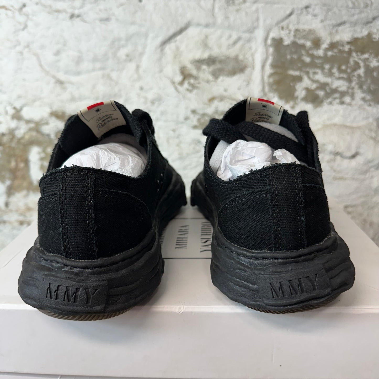 Maison Mihara Peterson 23 Triple Black Sneaker Sz 11 (44) DS