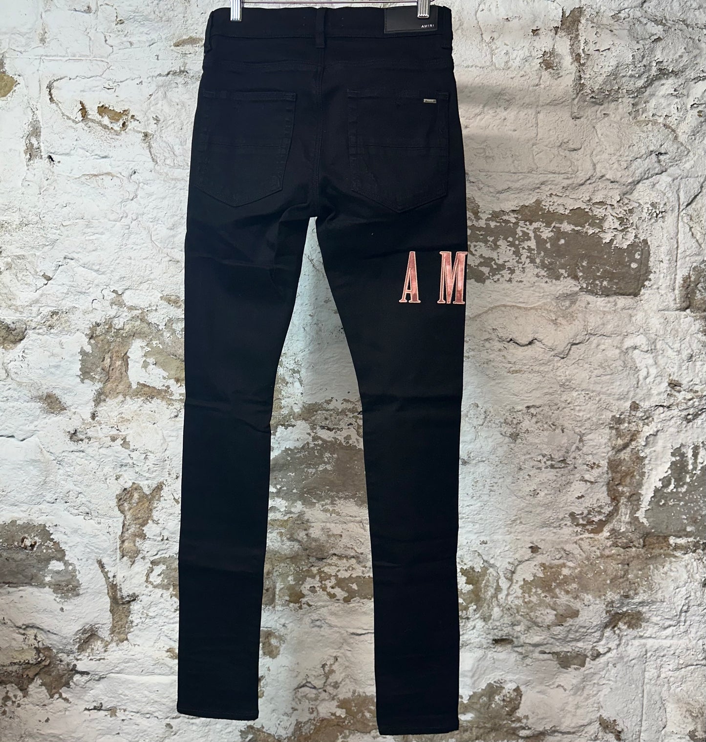 Amiri Core Logo Tie Dye Black Denim Jeans