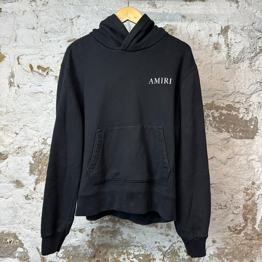 Amiri Cherub Logo Hoodie Black Sz M