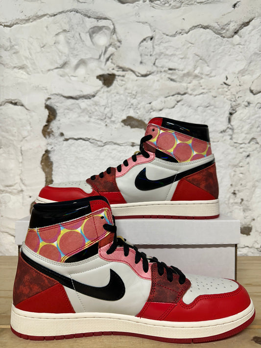 Air Jordan 1 High Spider-Man Across the Spider-Verse Sz 12.5