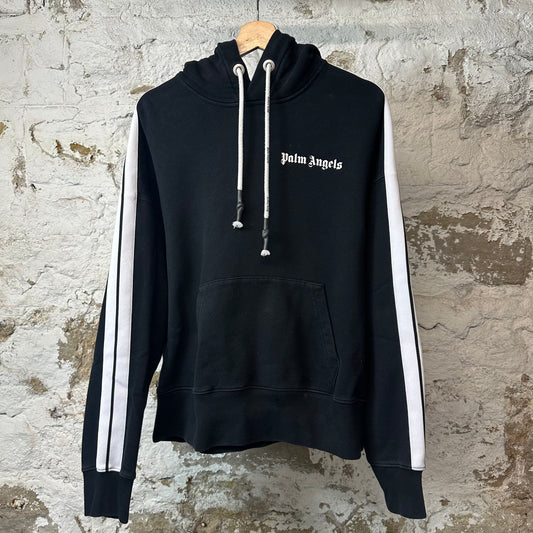 Palm Angles Black White Track Hoodie Sz XS