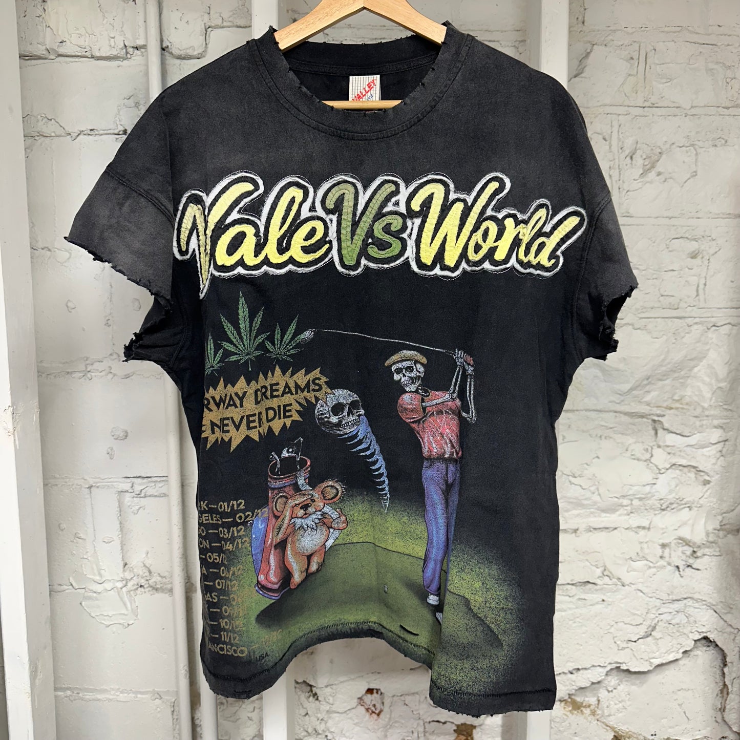 Vale Fairway Dreams Black T-Shirt Sz L