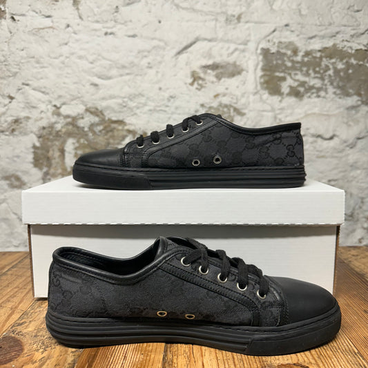 Gucci Black GG Monogram Sneaker Sz 6.5