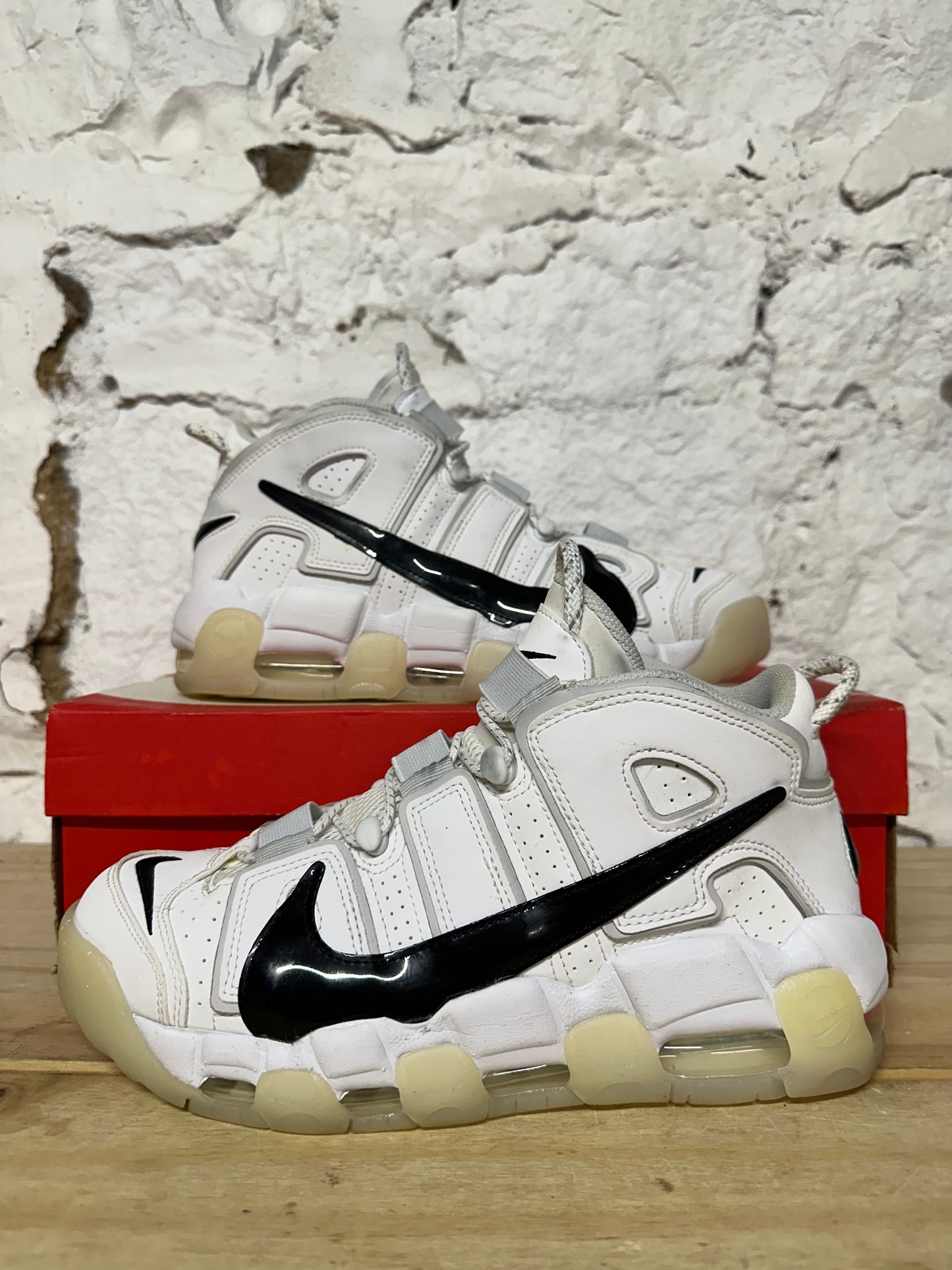 Air More Uptempo Copy Paste White Sz 8