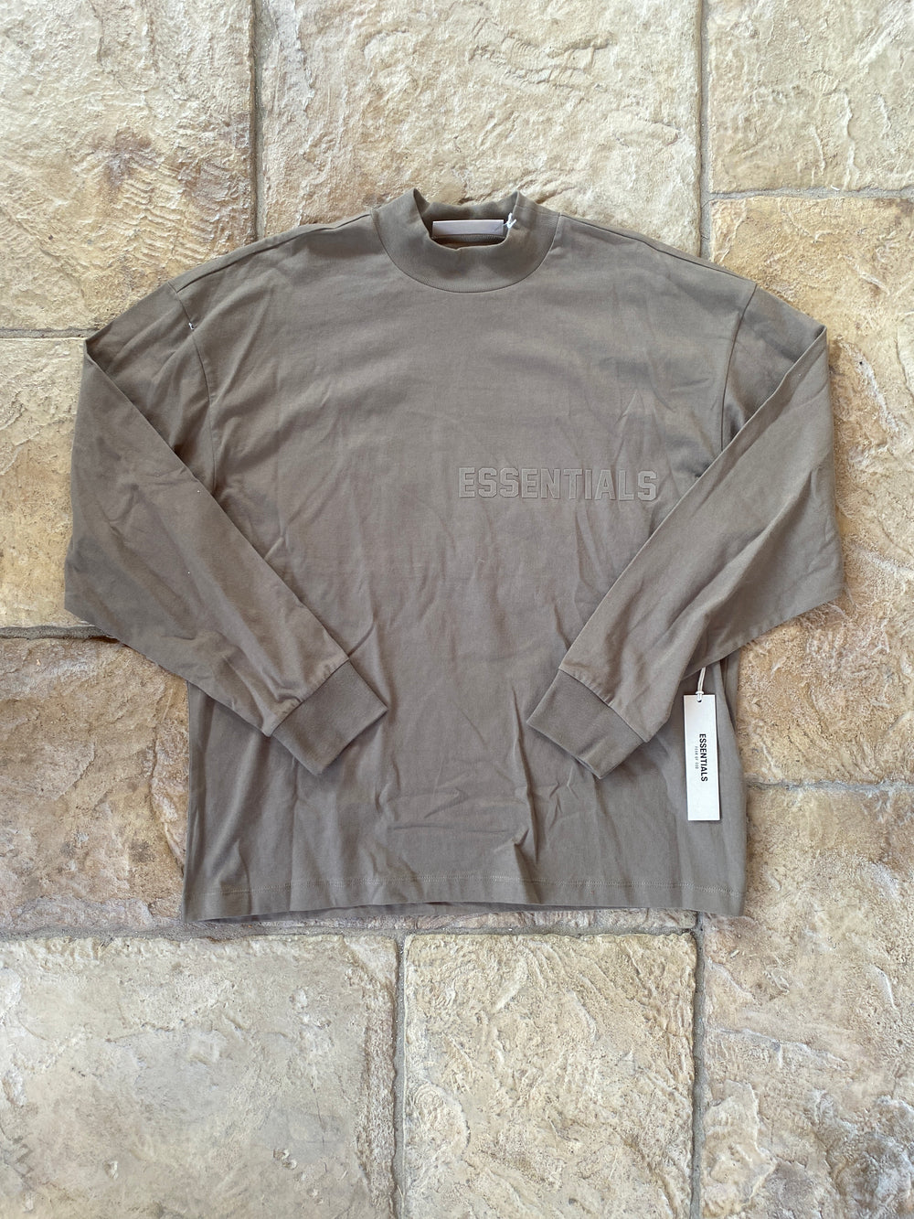 Fear of God Essentials Wood L/S T-Shirt Sz XS DS