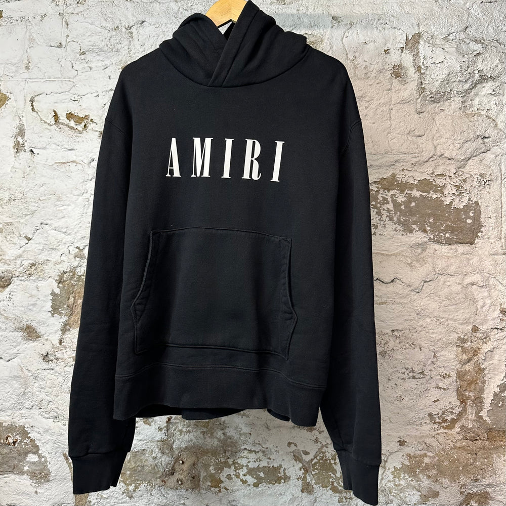 Amiri White Spellout Hoodie Black Sz XL