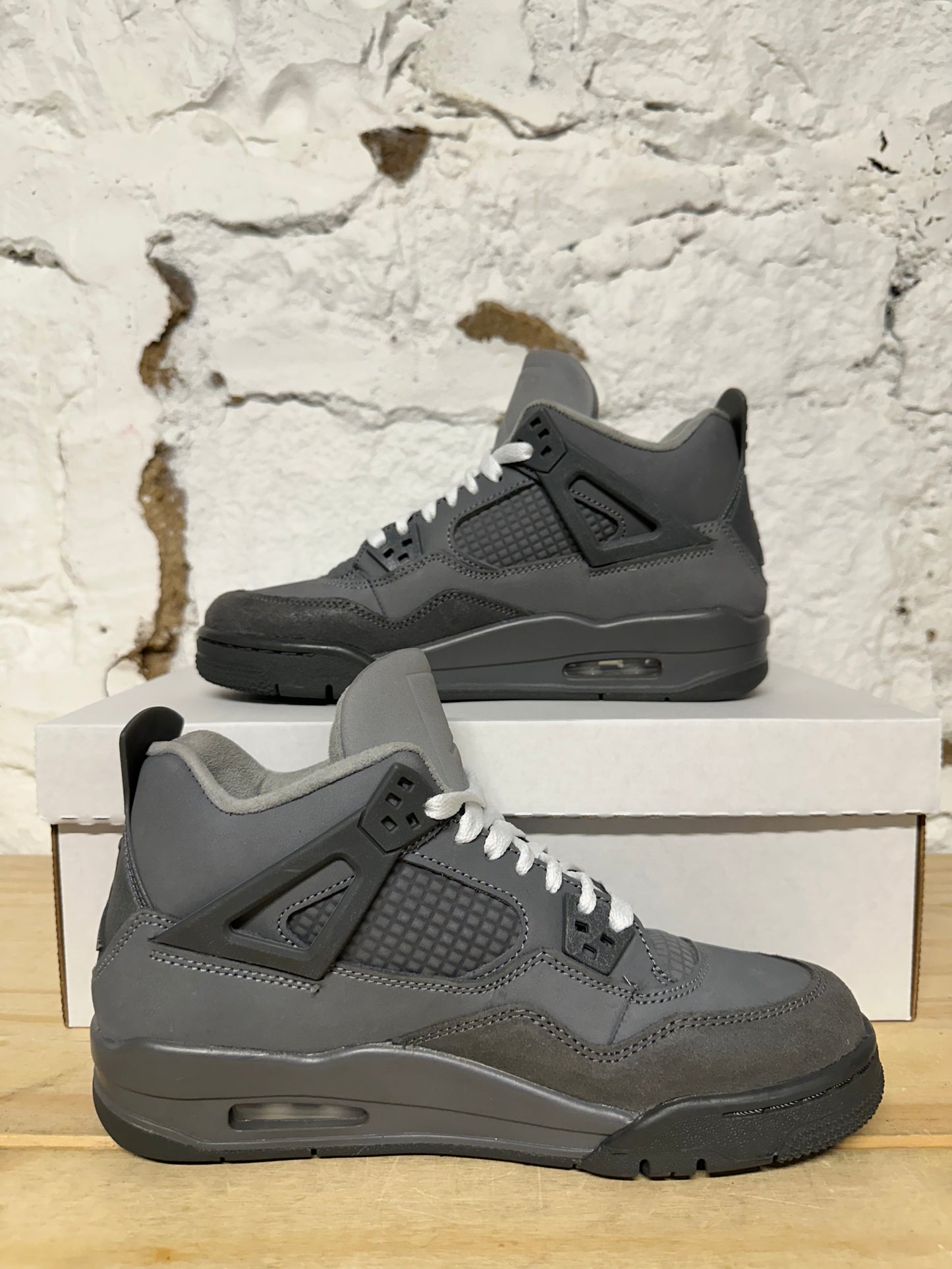 Air Jordan 4 Paris Olympics Wet Cement Sz 6Y