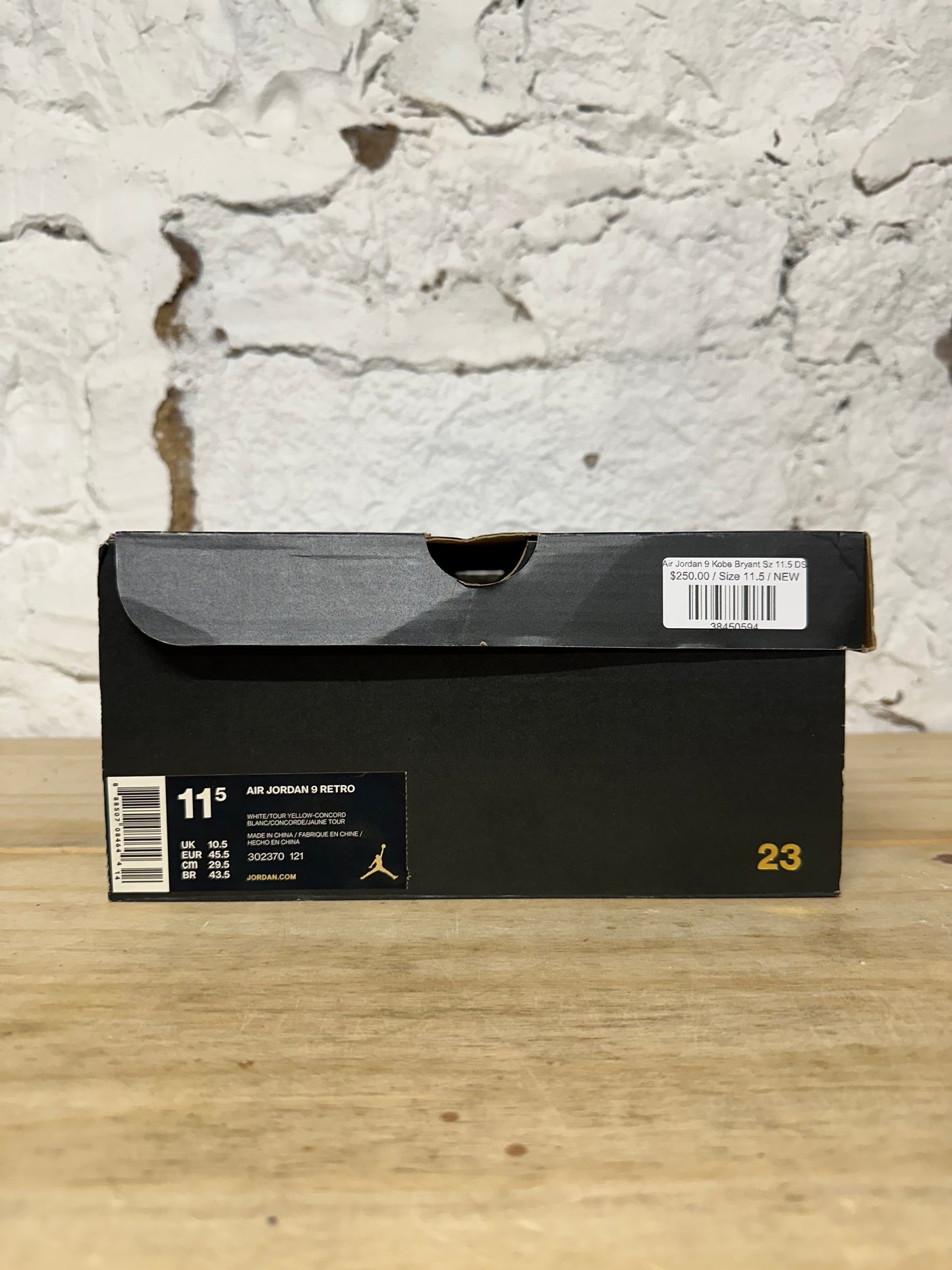 Air Jordan 9 Kobe Bryant Sz 11.5 DS