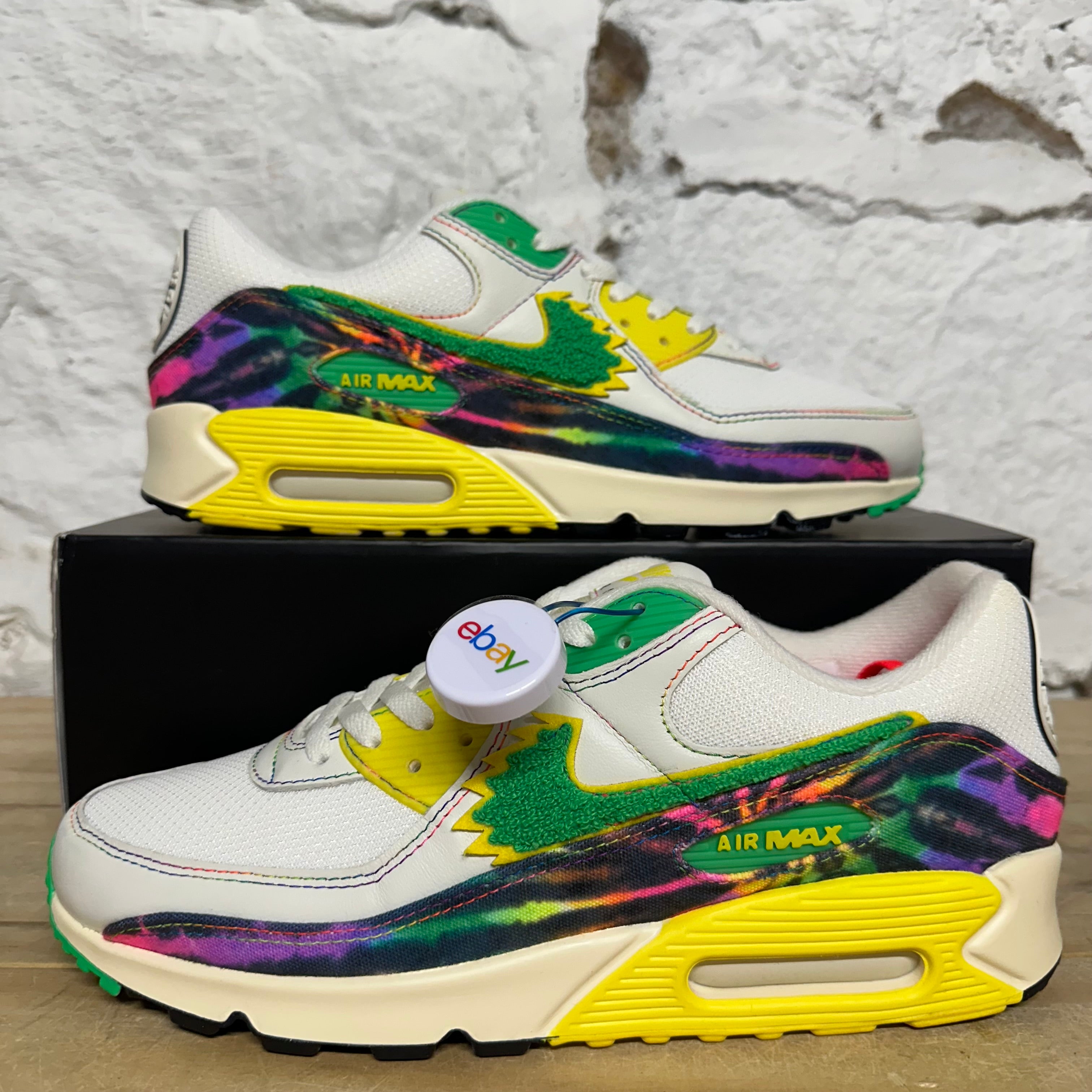 Nike Air Max 90 Grateful Dead University of Oregon Sz 11.5