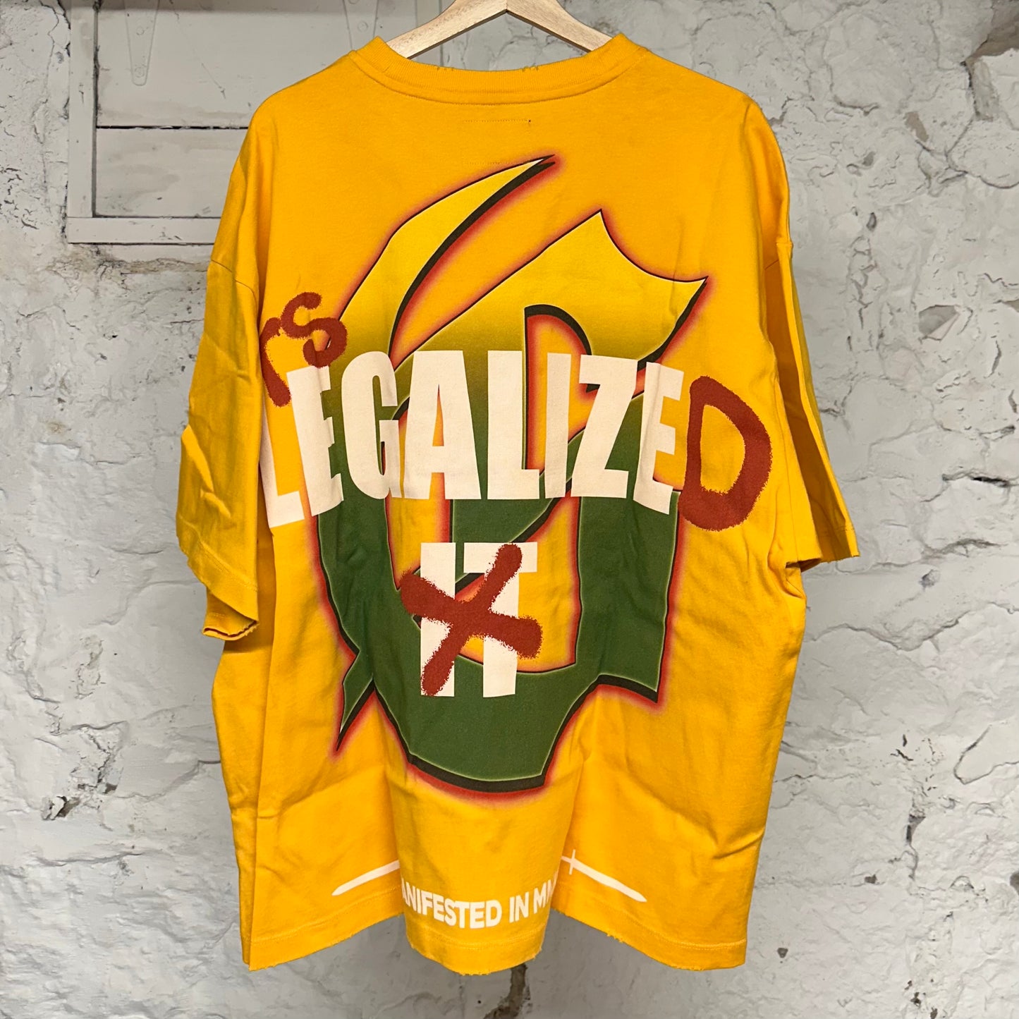 Godspeed 420 T-shirt Yellow Sz XL