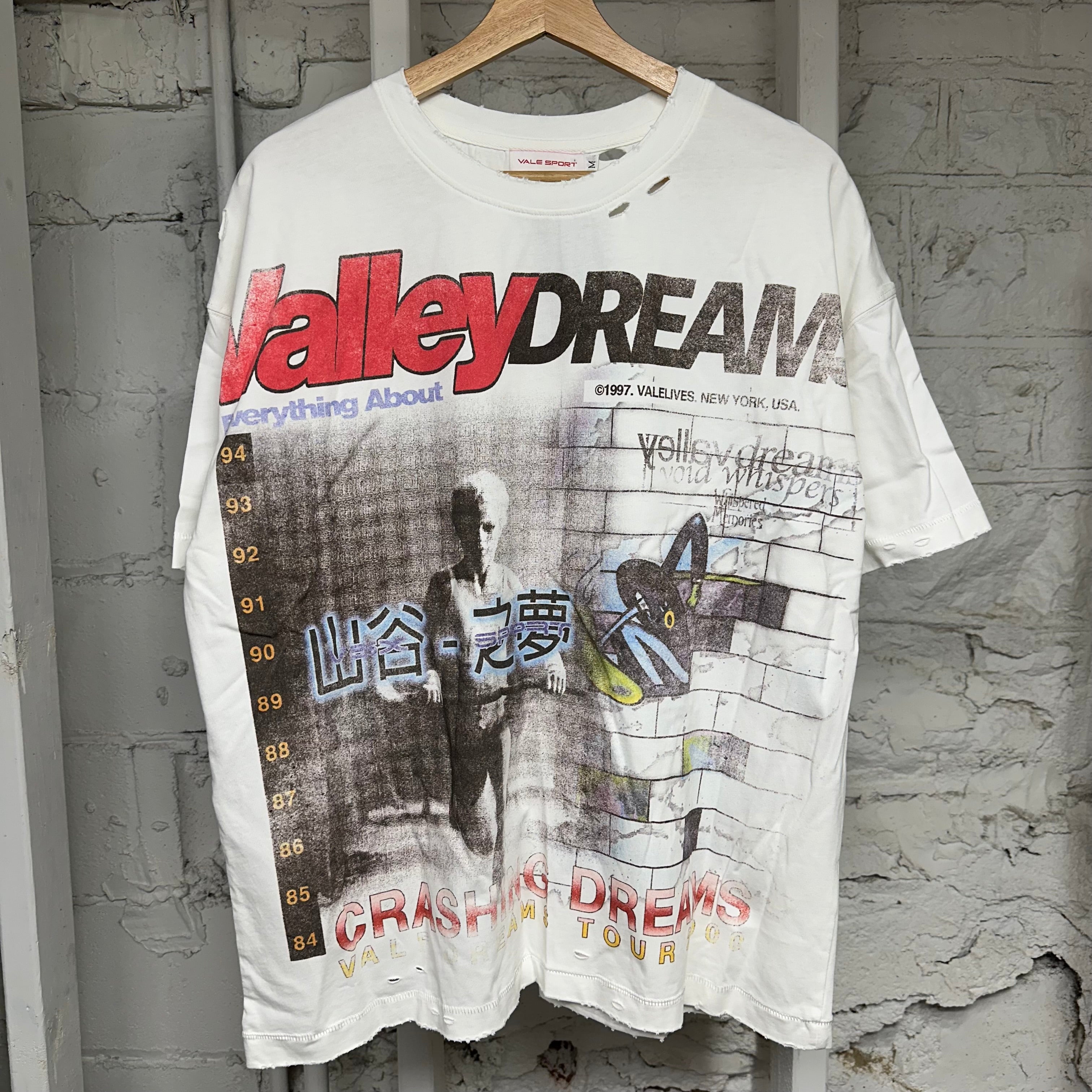 Vale Dreamchaser White T-Shirt Sz M