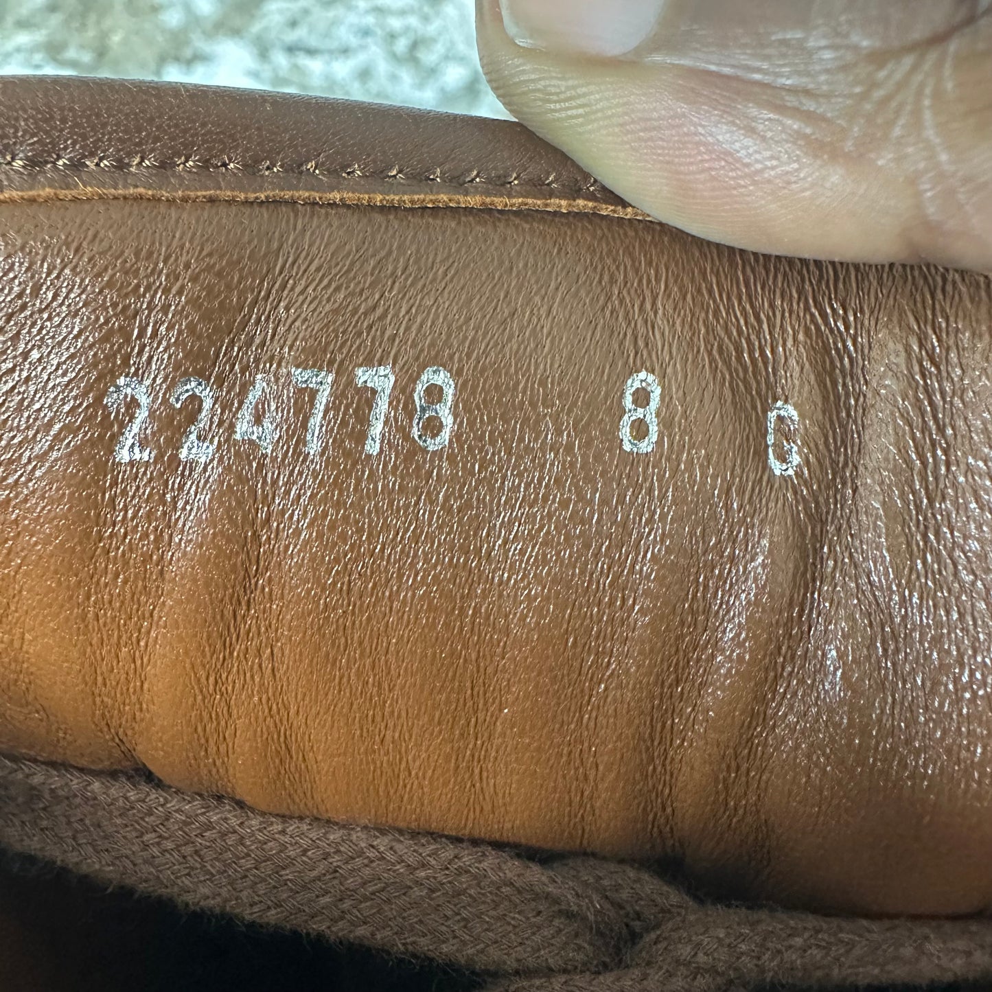 Gucci High GG Monogram Brown Beige Sneaker Sz 8