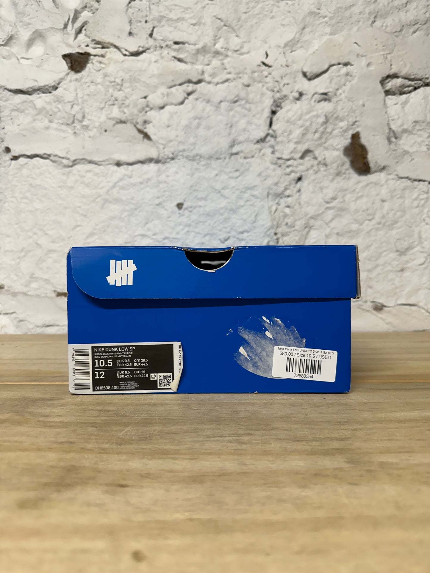 Nike Dunk Low UNDFTD 5 On It Sz 10.5