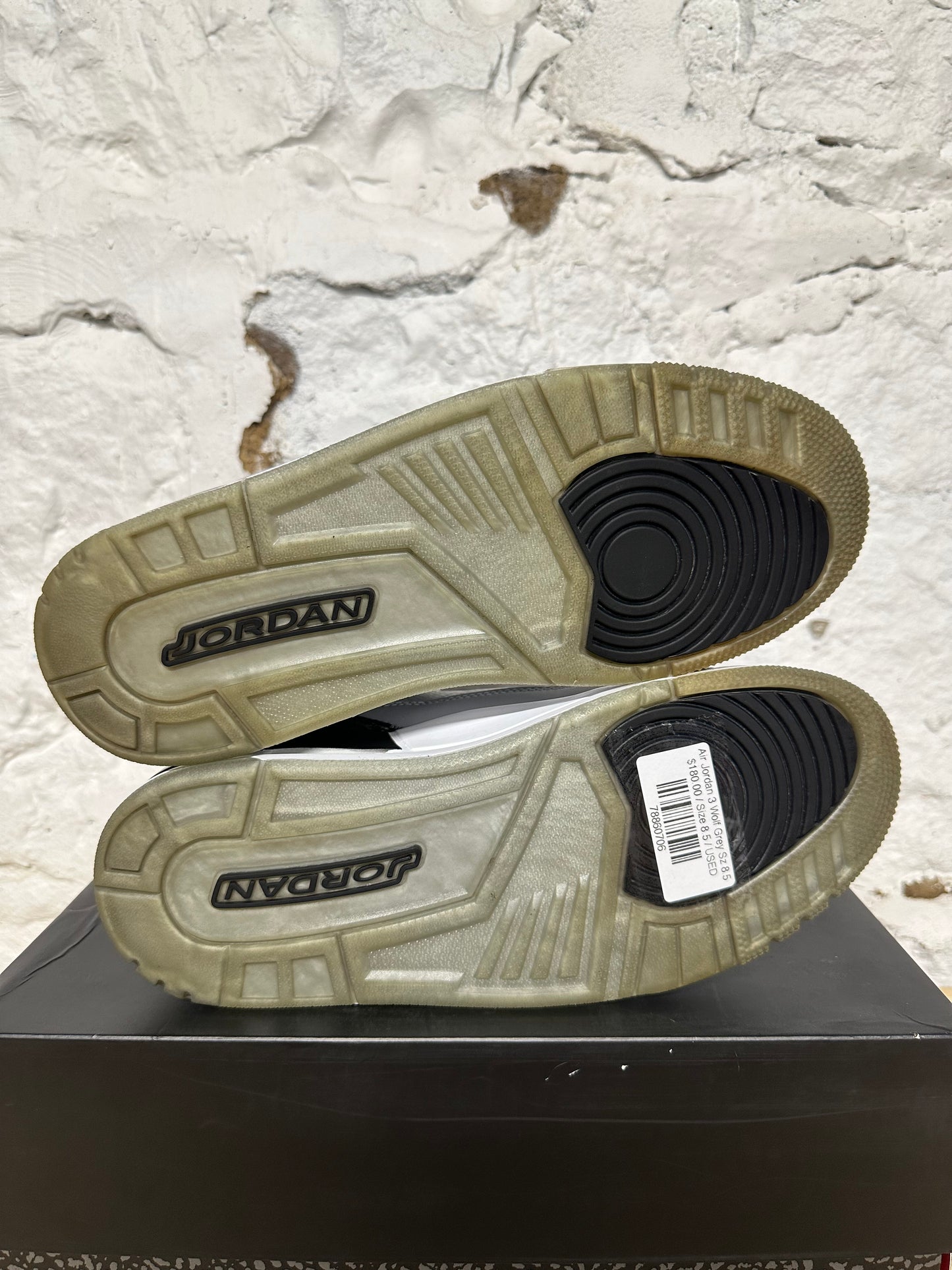 Air Jordan 3 Wolf Grey Sz 8.5