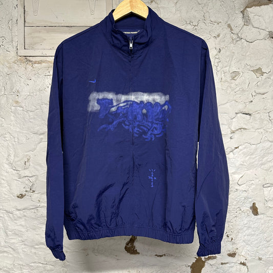 Cactus Jack x Fragment x Nike Tokyo Navy Windbreaker Jacket Sz M DS