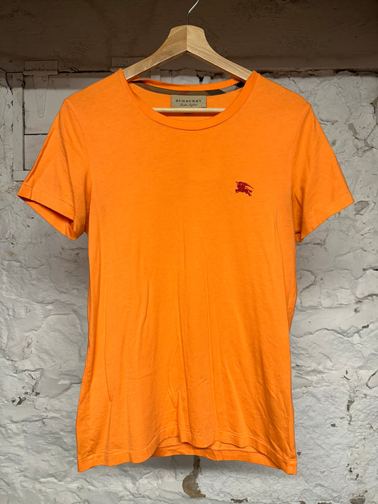 Burberry Orange T-Shirt Sz XS