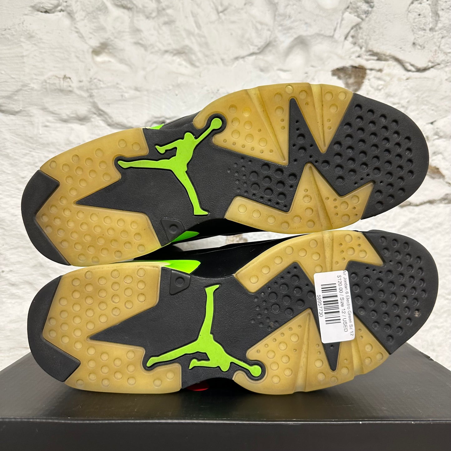 Air Jordan 6 Electro Green Sz 12