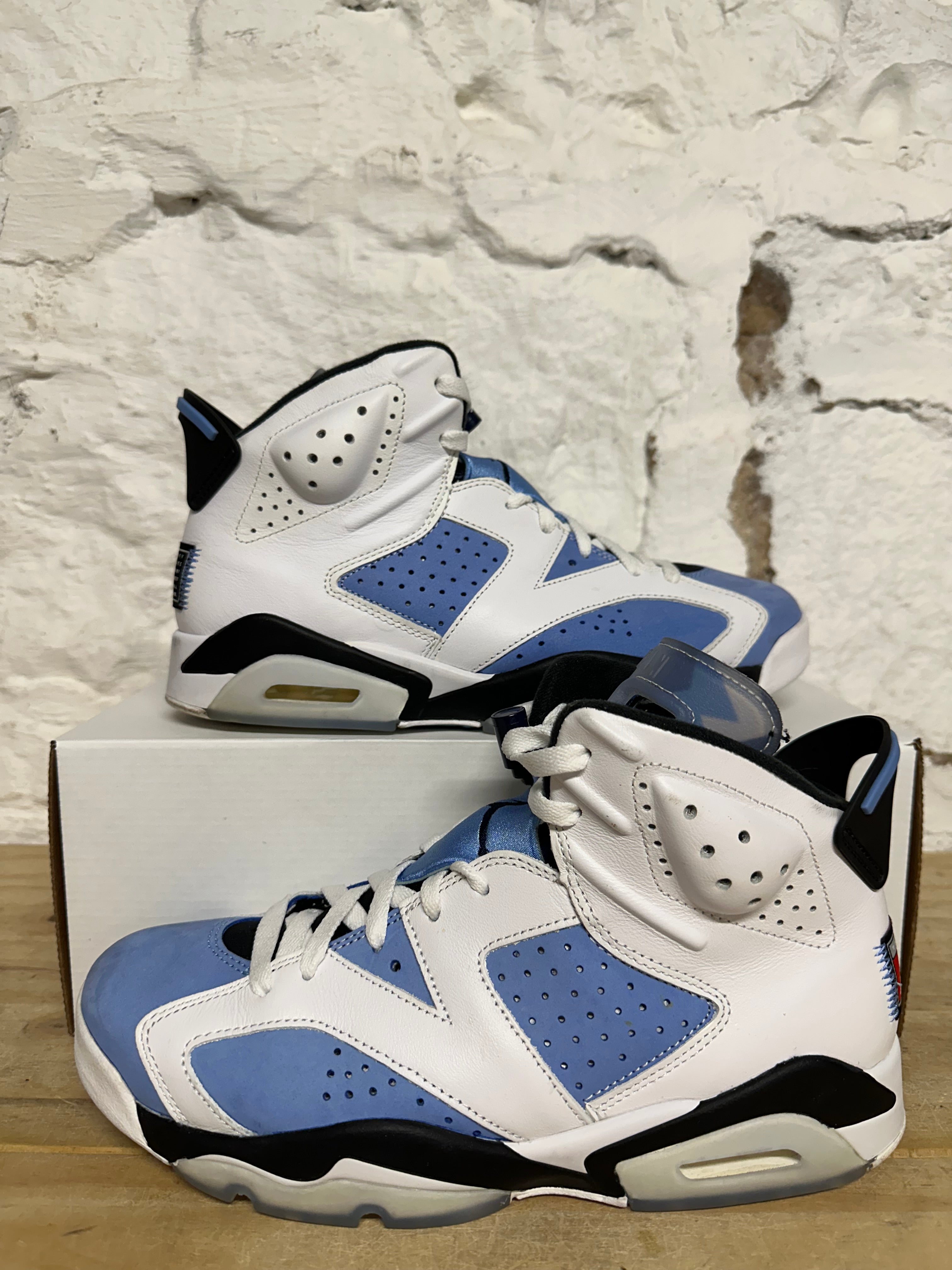 Air Jordan 6 UNC White Sz 9.5