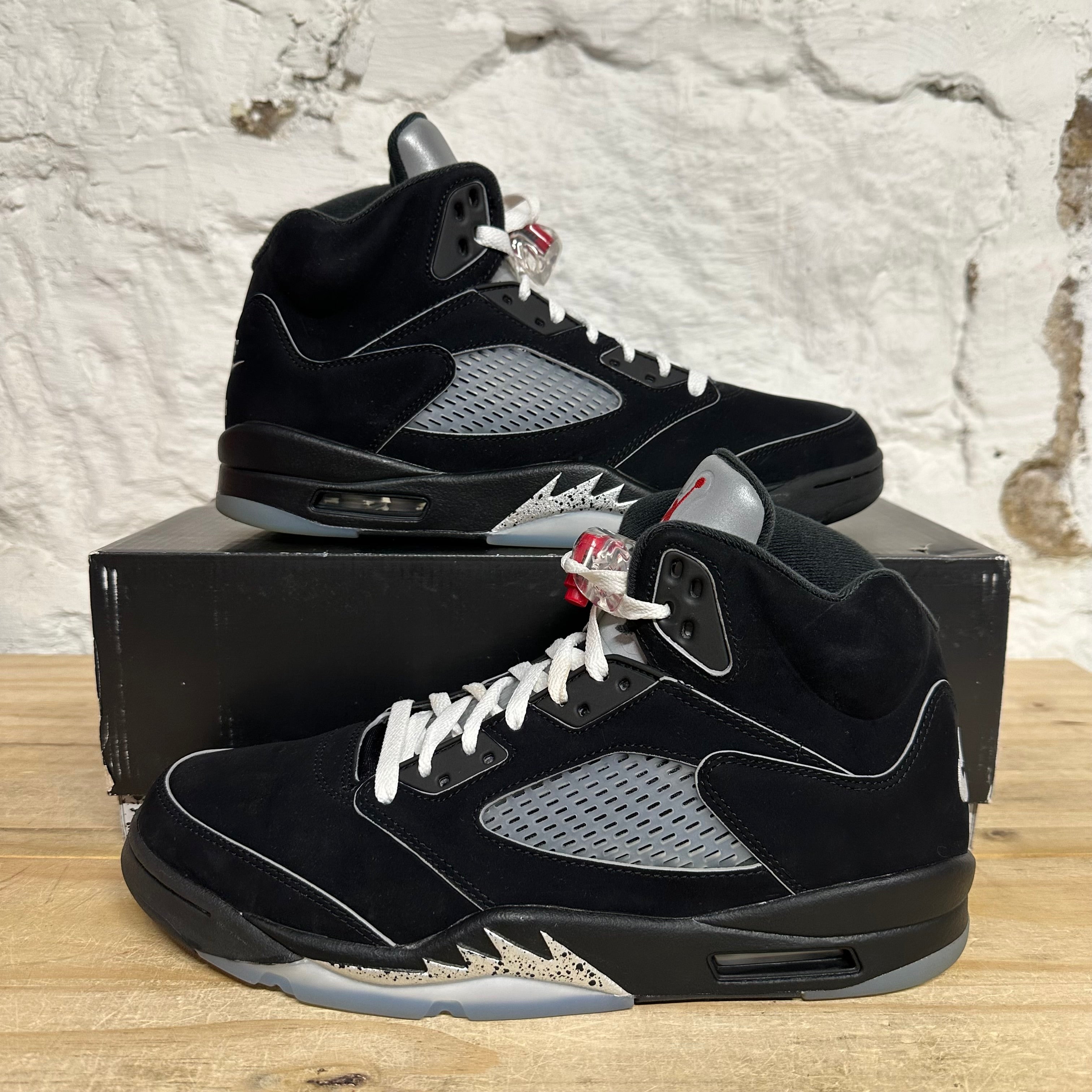 Air Jordan 5 Black Metallic Reimagined Sz 11