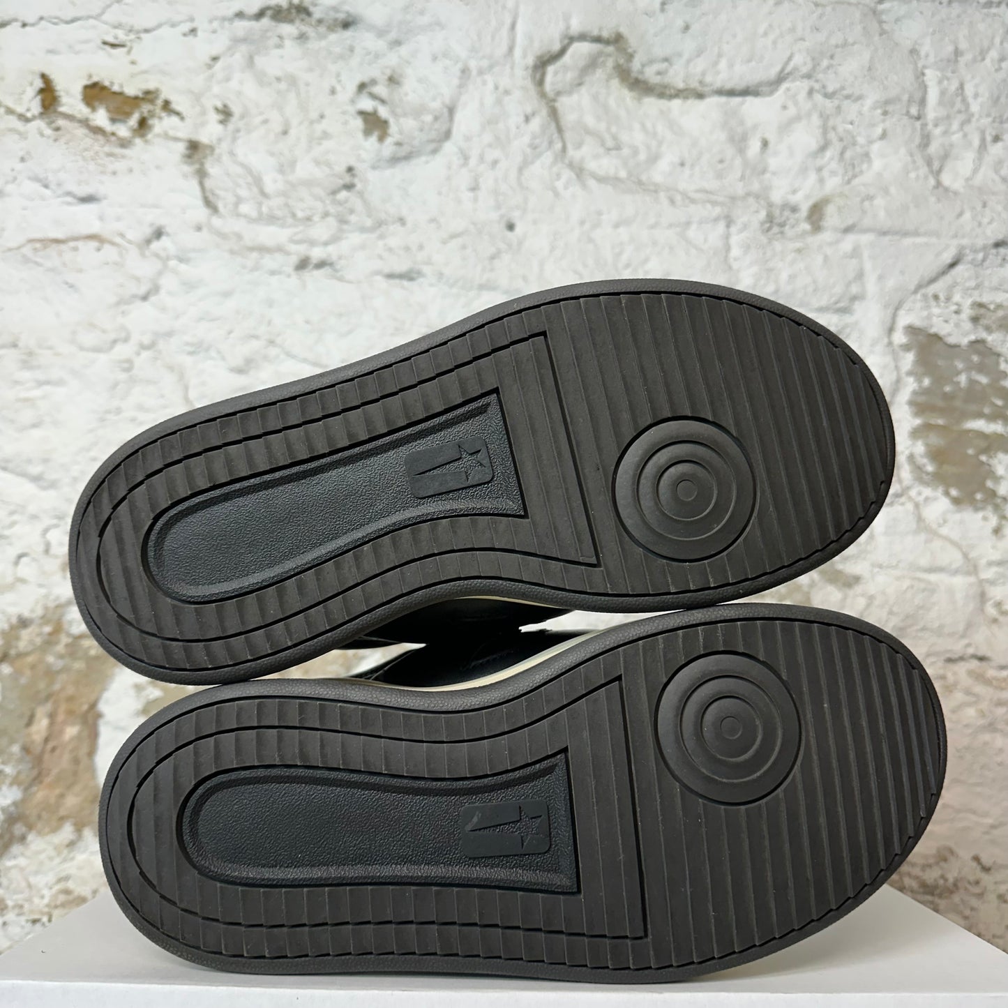 Rick Owens Low TurboWPN Black Milk Sneaker Sz 7.5