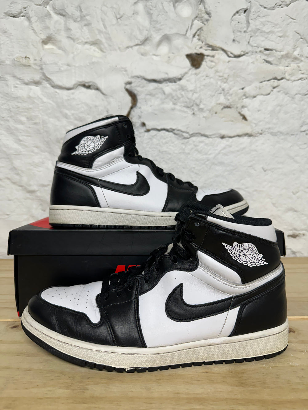 Air Jordan 1 High Black White (2014) Sz 10.5