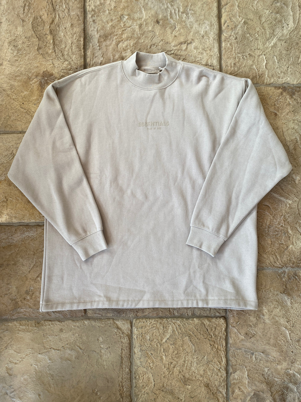 Fear of God Essentials Silver Cloud Crewneck Sz M DS