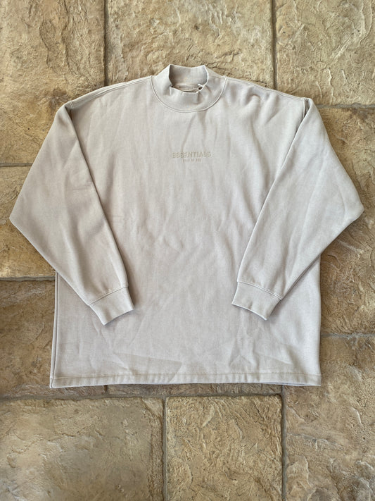 Fear of God Essentials Silver Cloud Crewneck Sz M DS
