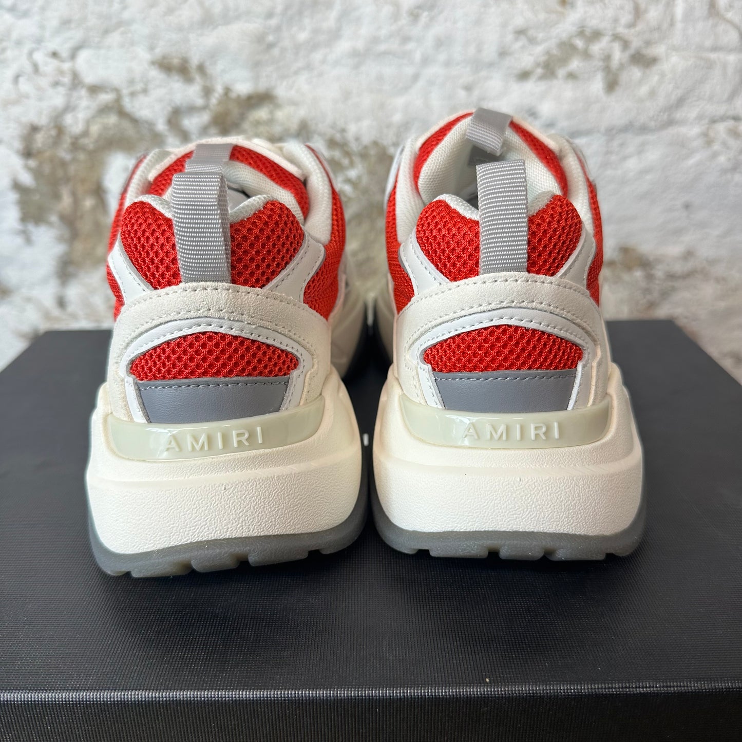 Amiri Red White Bone Runner Sneaker