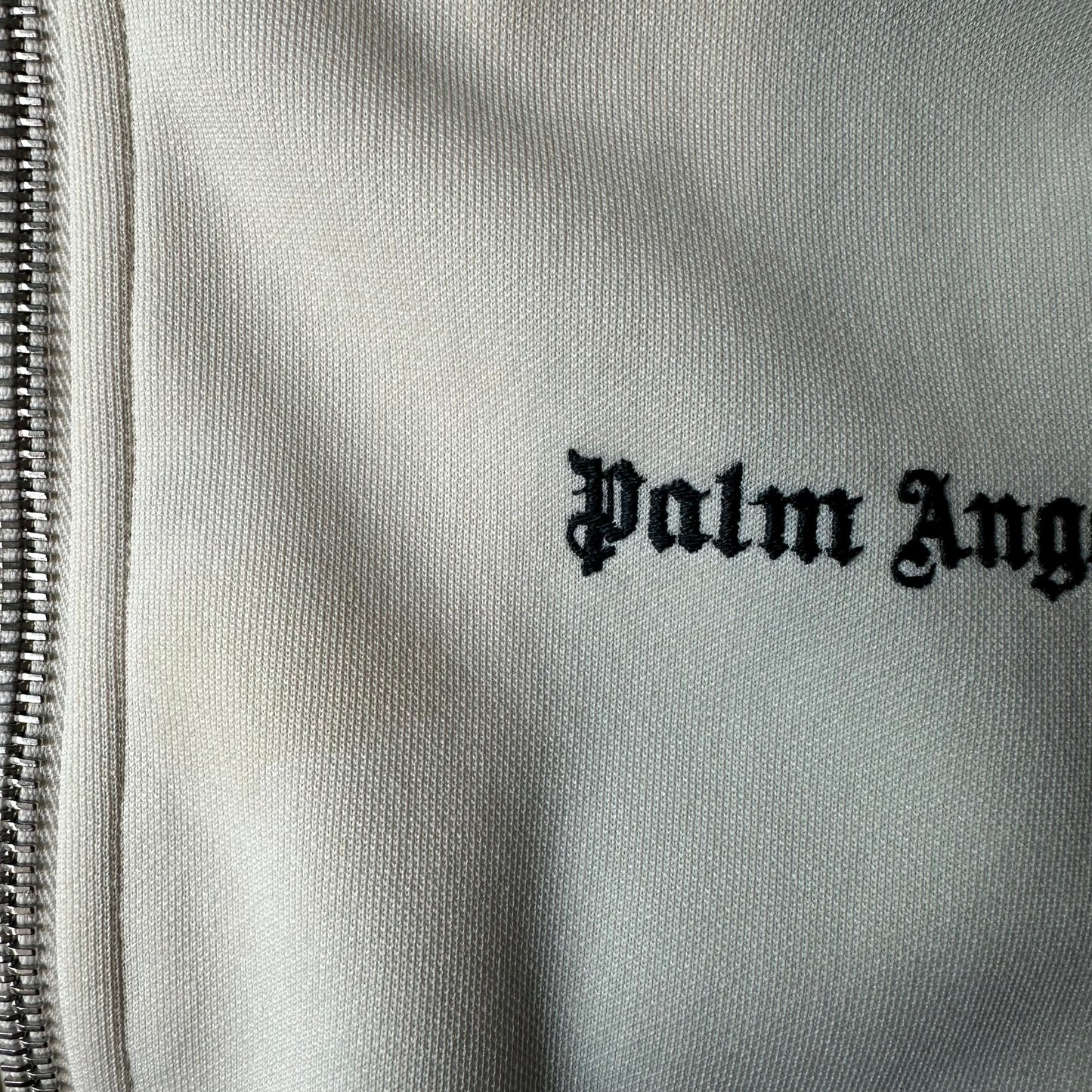 Palm Angels Cream Track Jacket Sz S (Stained)