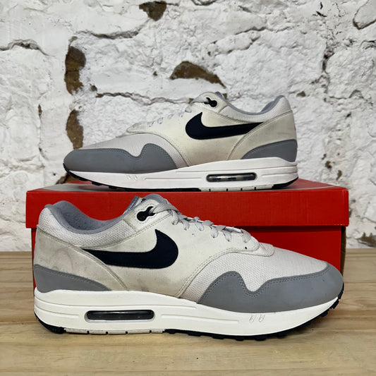 Nike Air Max 1 Platinum Tint Dark Obsidian Sz 13
