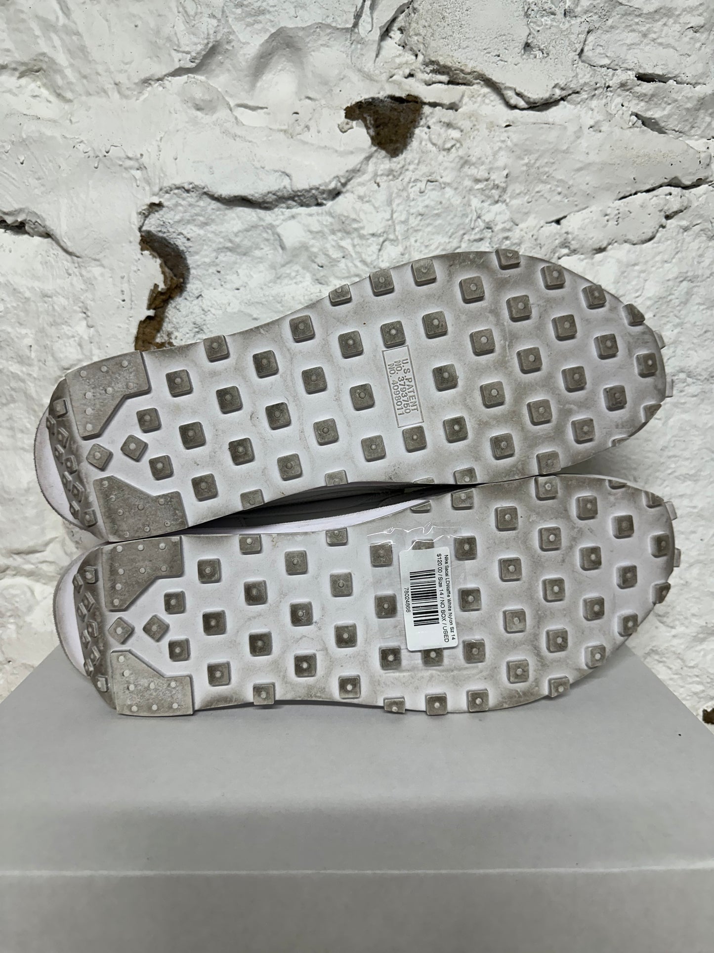 Nike LD Waffle Sacai White Nylon Sz 14