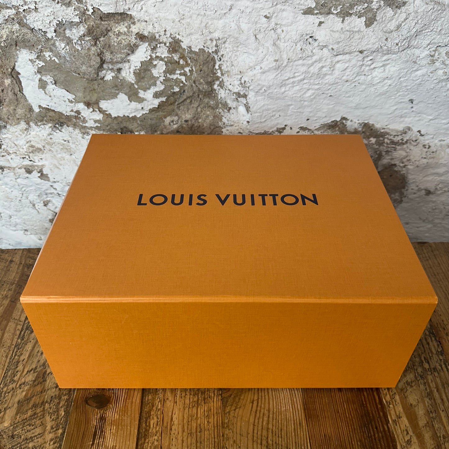 Louis Vuitton Damier Ebene White Cream Trainer Sneaker Sz 9.5 (8LV)