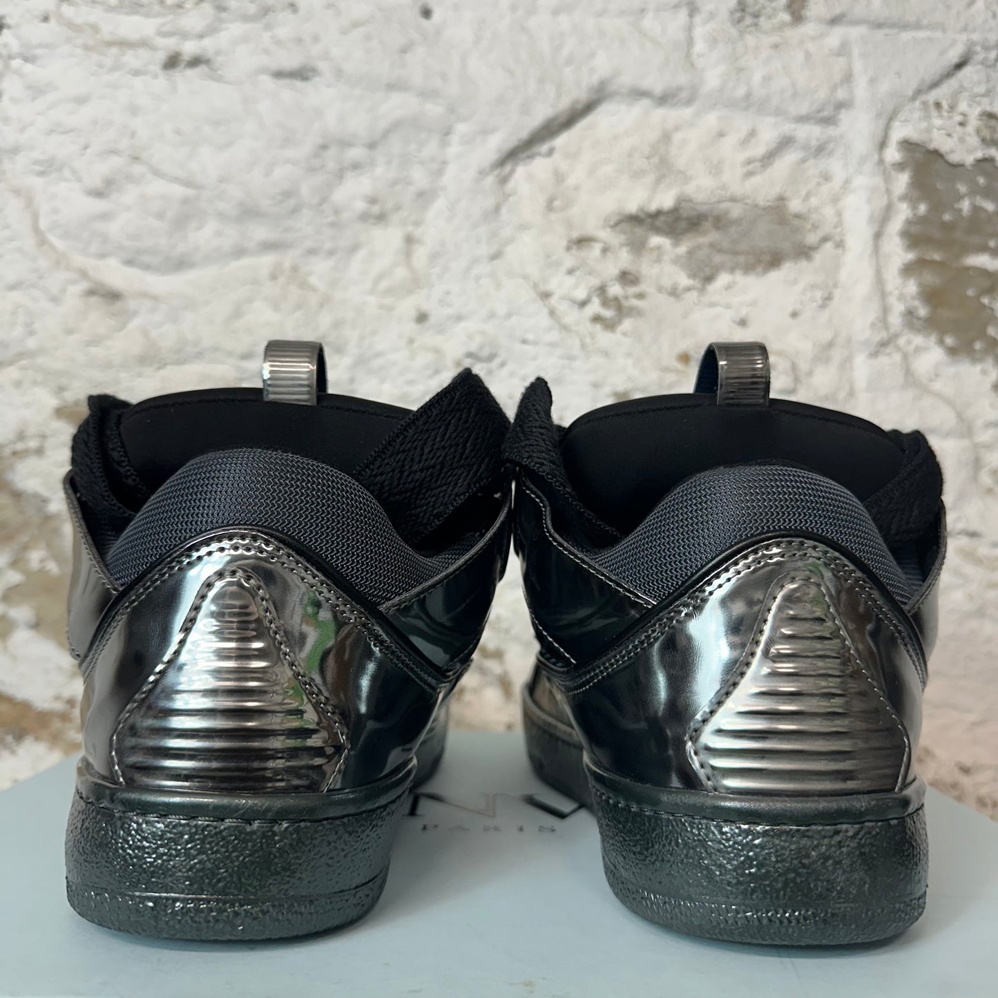 Lanvin Curb Black Metallic Sneaker