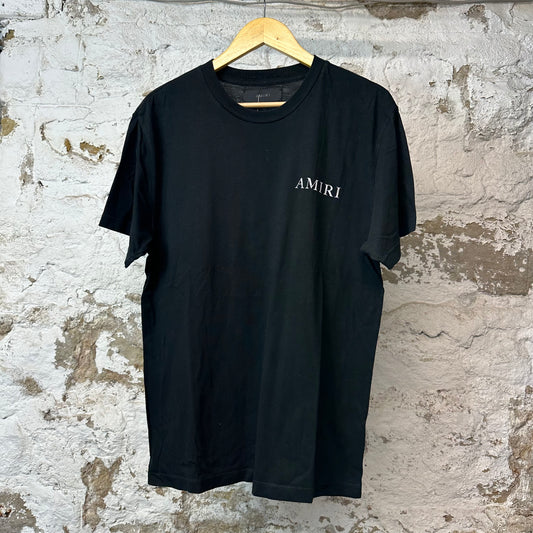 Amiri Cherub Logo T-shirt Black Sz S