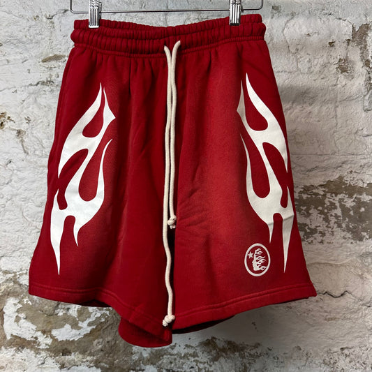 Hellstar Red Flame Shorts