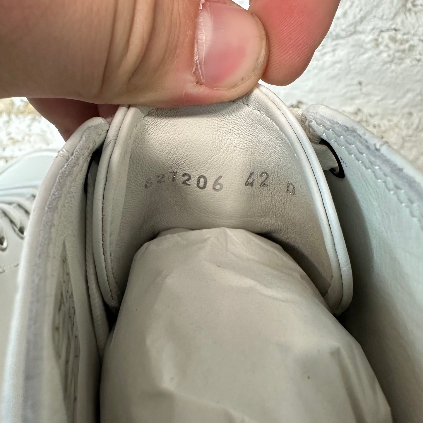 Alexander Mcqueen White Tread Boot Sz 9 (42) DS