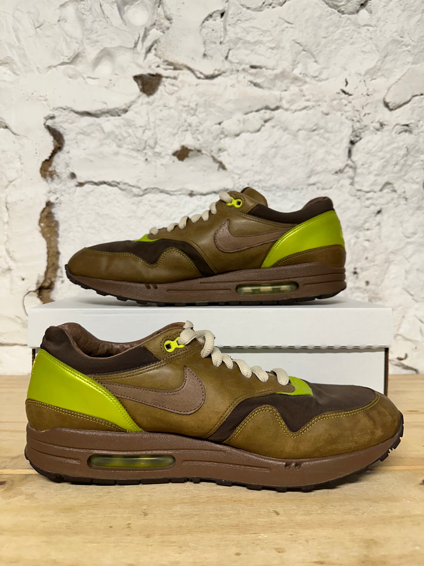 Nike Air Max 1 Evolution Brown Green Sz 12