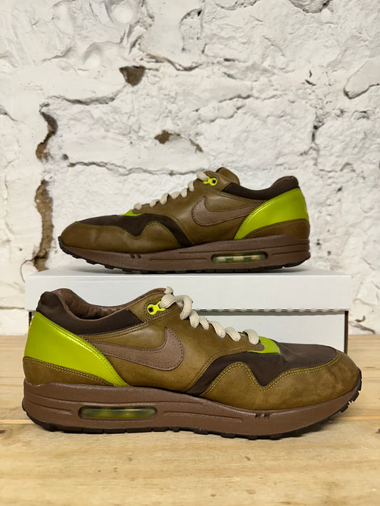 Nike Air Max 1 Evolution Brown Green Sz 12